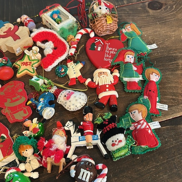 Vintage Christmas ornaments assorted Kurt Adler hallmark dept 56 - Picture 2 of 5